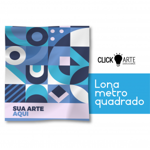 LONA METRO QUADRADO Lona 440g Lona Frente colorida e verso em branco Brilho  